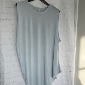 Athleta Light Gray Muscle Tee